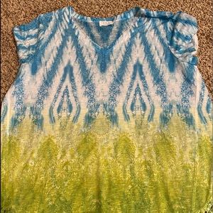 Time & Tru XL Blouse w/ lace detail.